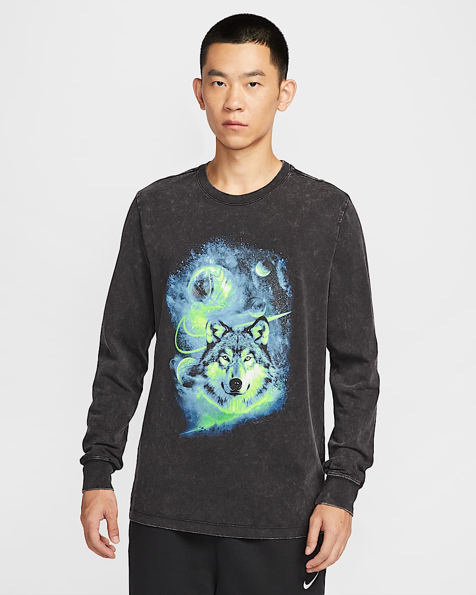Nike GYAKUSOU 長袖 シャツ グレー ウェア ロングスリーブ ナイキ 長袖Tシャツ グレー | スポーツ用品はスーパースポーツゼビオ